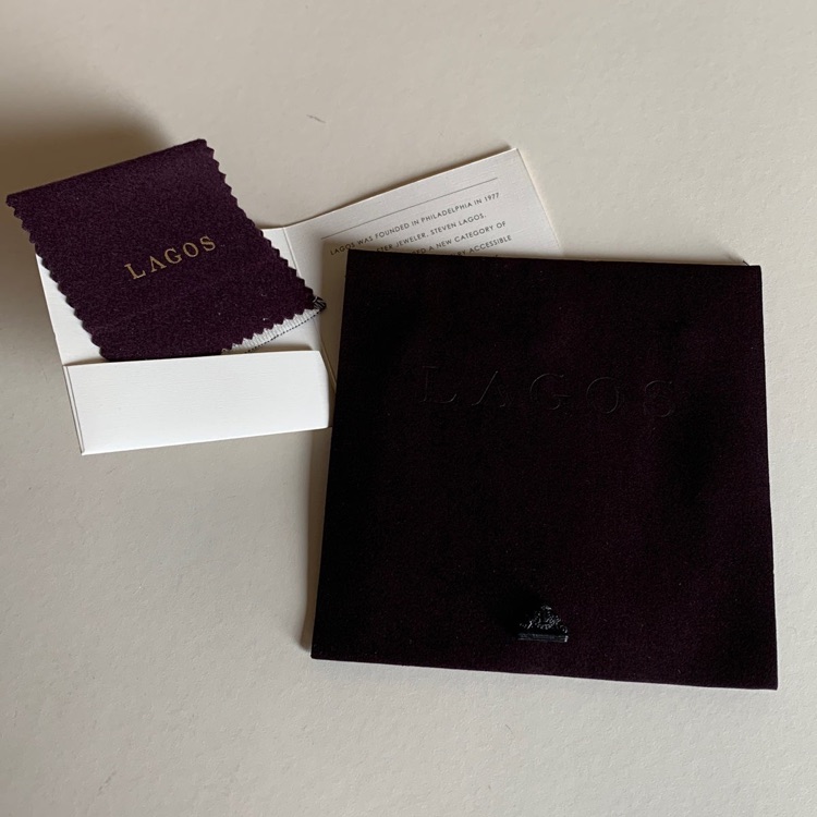 Lagos Jewerly Pouch And CleaningPolishing Cloth
